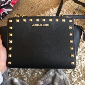Michael Kors Selma studded crossbody